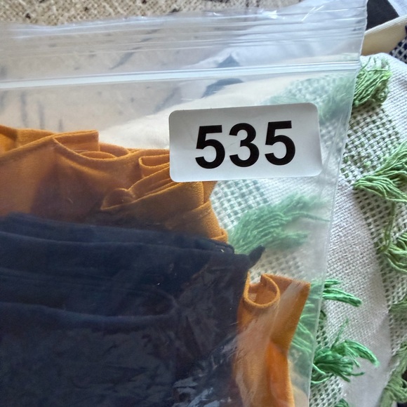 Ann Taylor Petite Colorblock Pleated Midi Skirt 4P Navy Pink Mustard - Picture 7 of 8